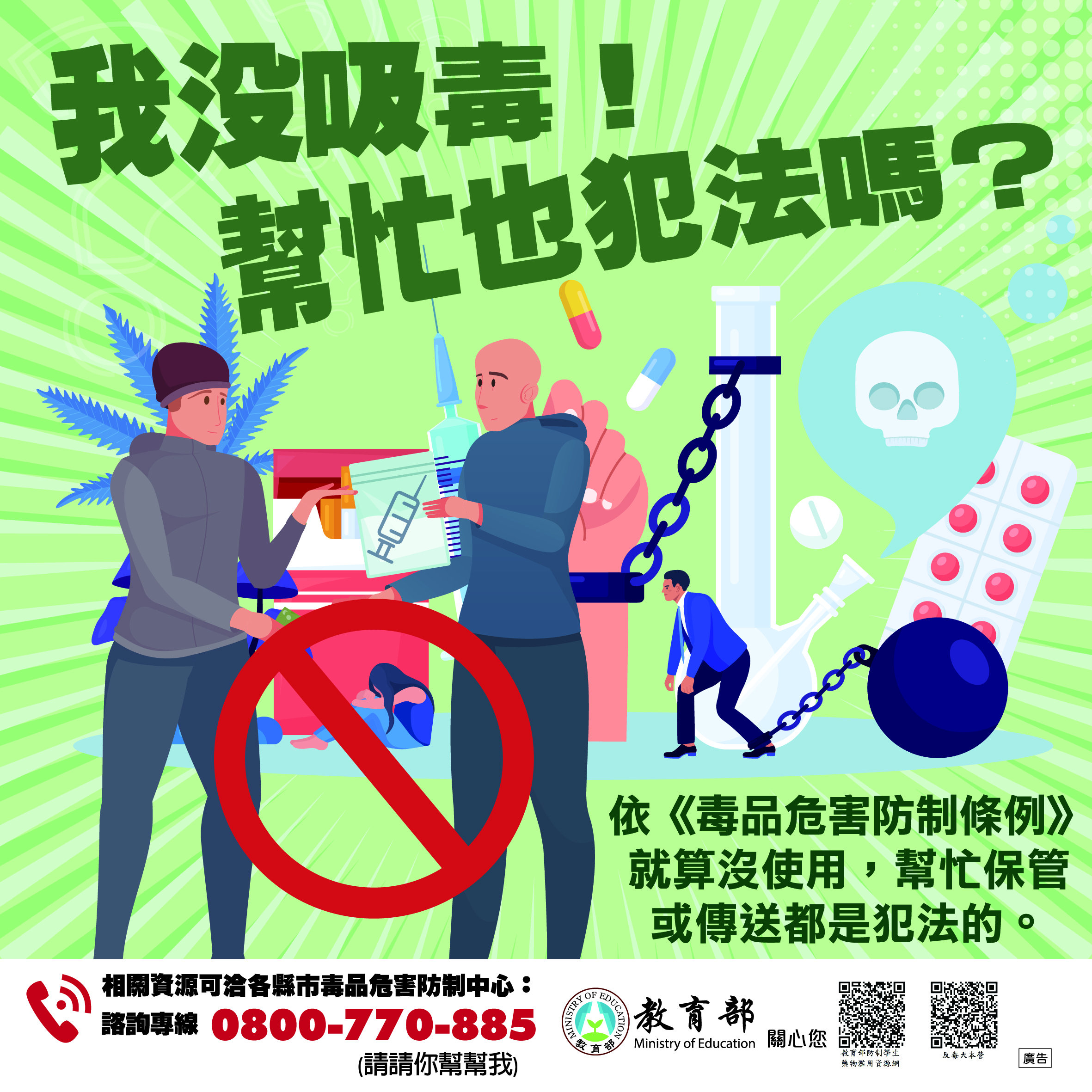 我沒吸毒，幫忙也犯法嗎