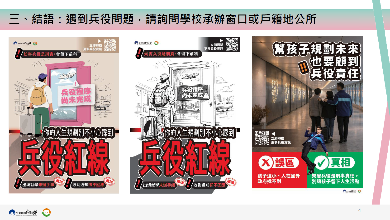 兵役宣導－兵役問題諮詢