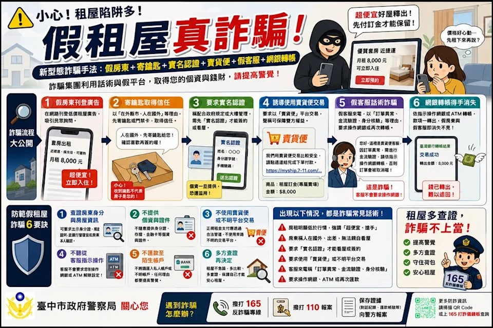 租屋詐騙防制宣導